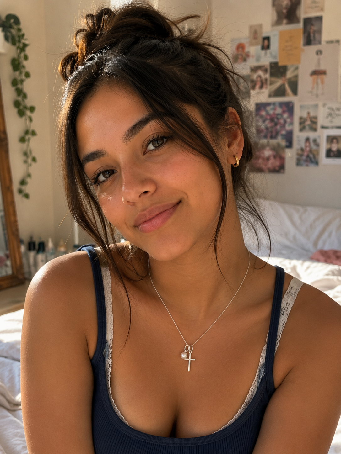 Simple and Sweet Cross Necklace