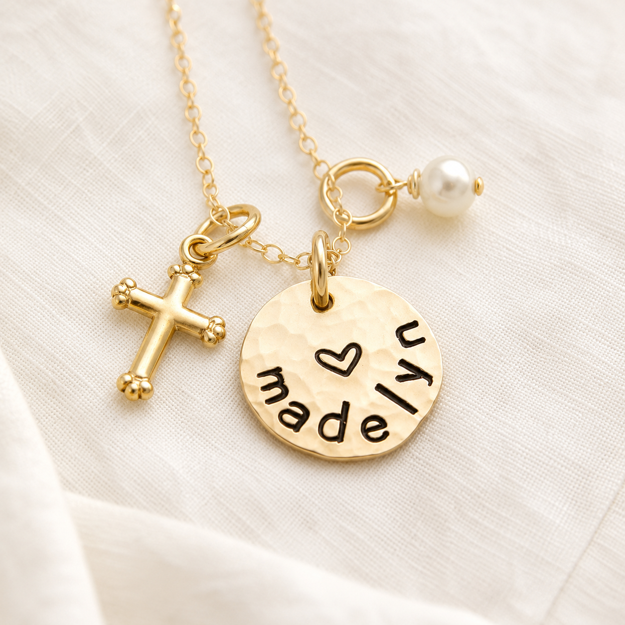 Cross Necklace in Gold