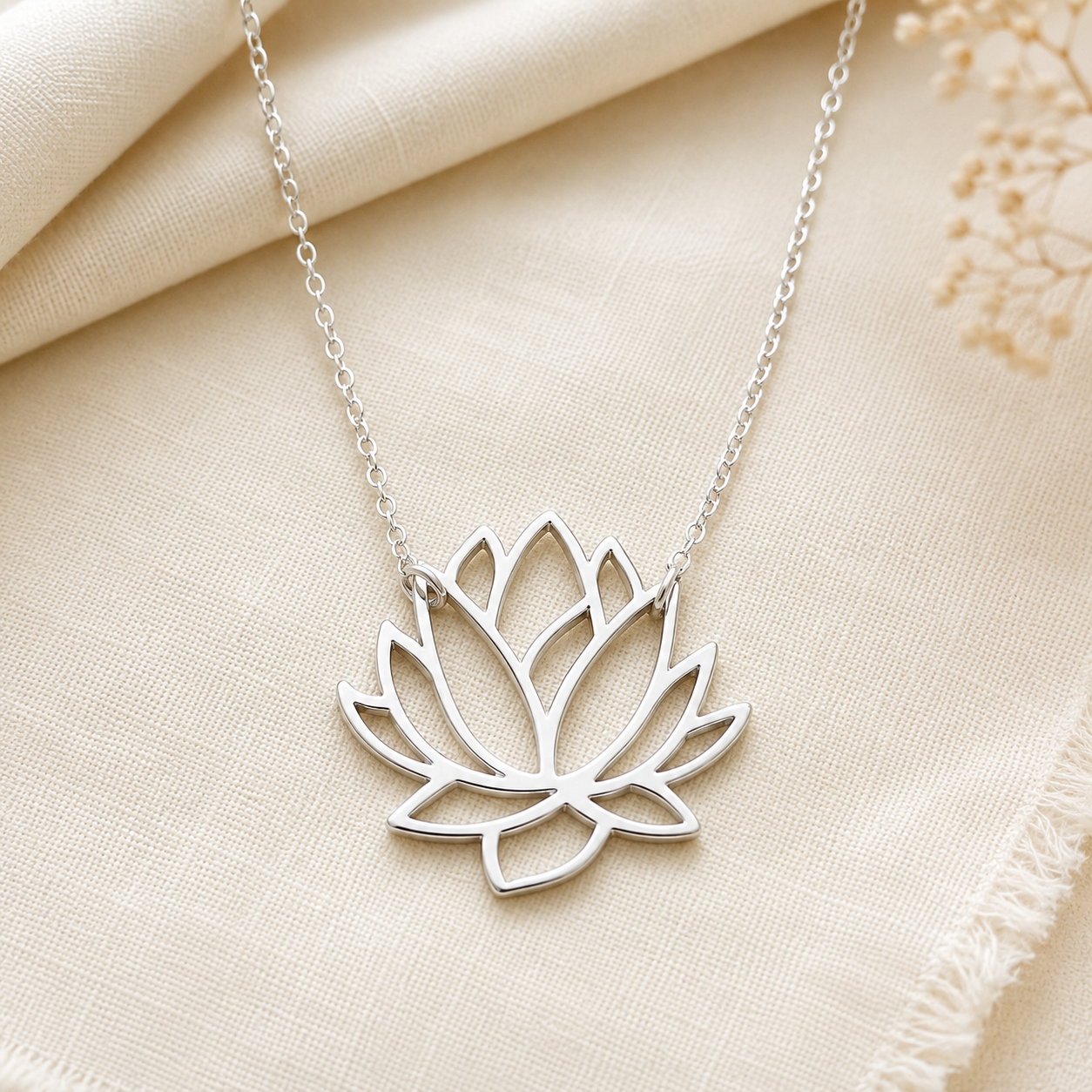 LOTUS Flower Necklace