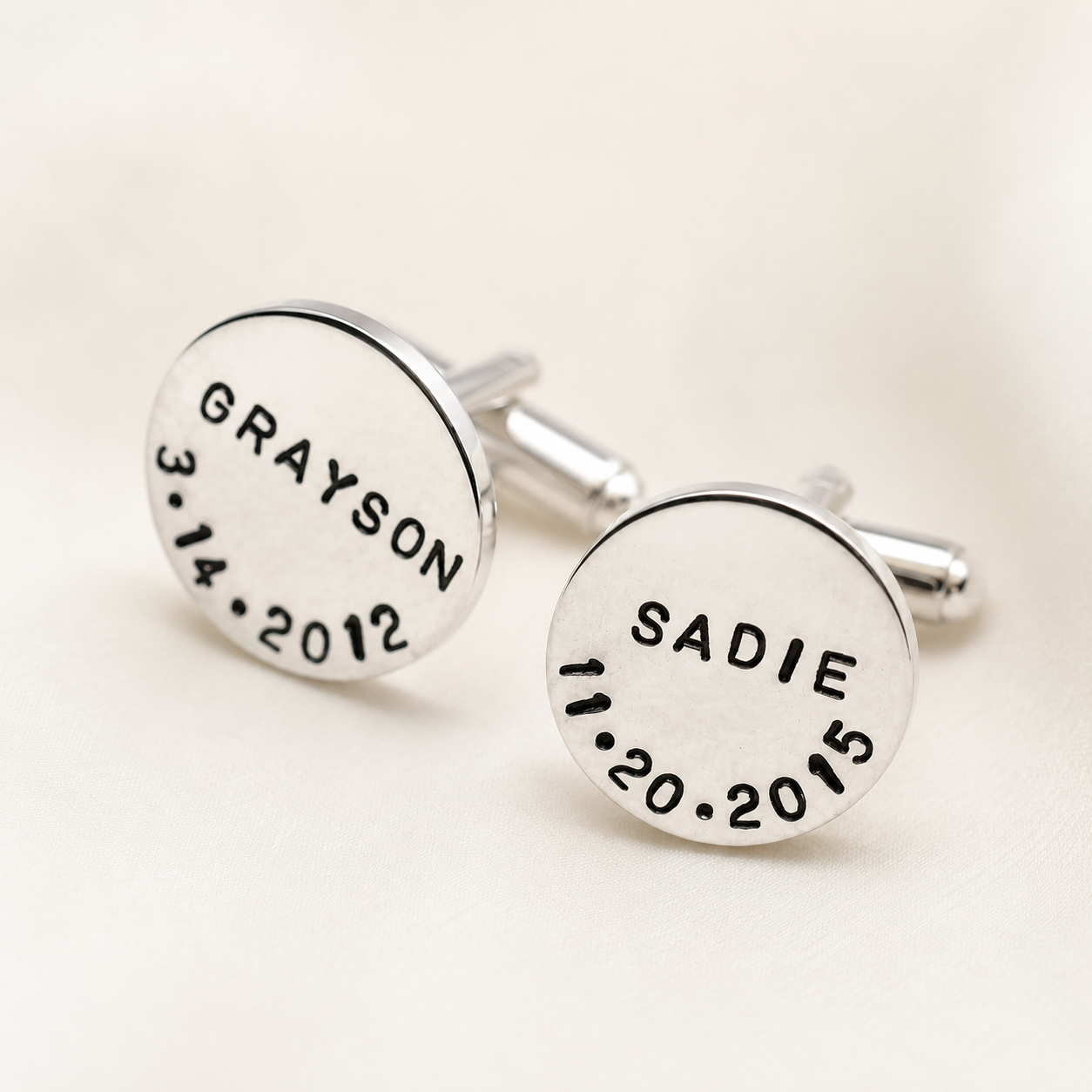 Personalized Men's Cuff Links