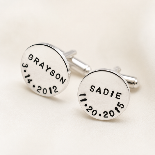 Personalized Men's Cuff Links