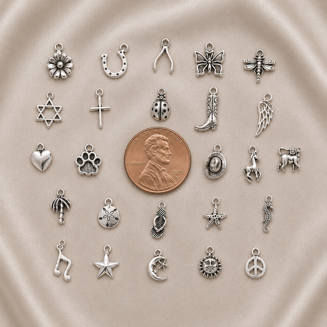 Mini Charms in Sterling Silver