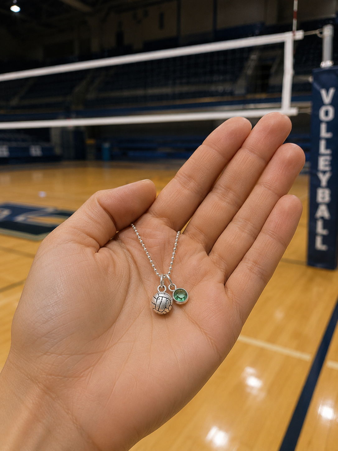 Volleyball Charm Necklace