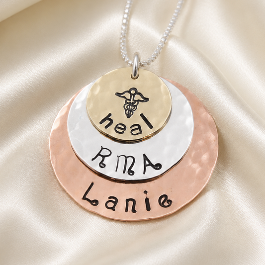 Nurse Necklace in Mixed Metals