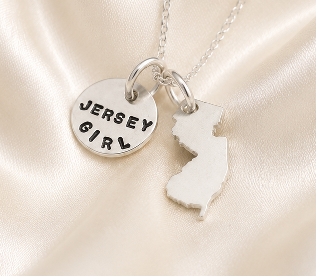 Dainty Jersey Girl Necklace