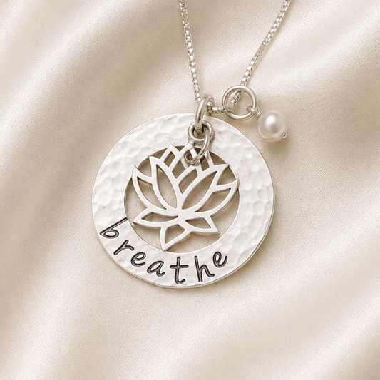 BREATHE Lotus Necklace