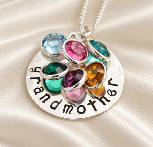 Grandmother Birthstone Necklace