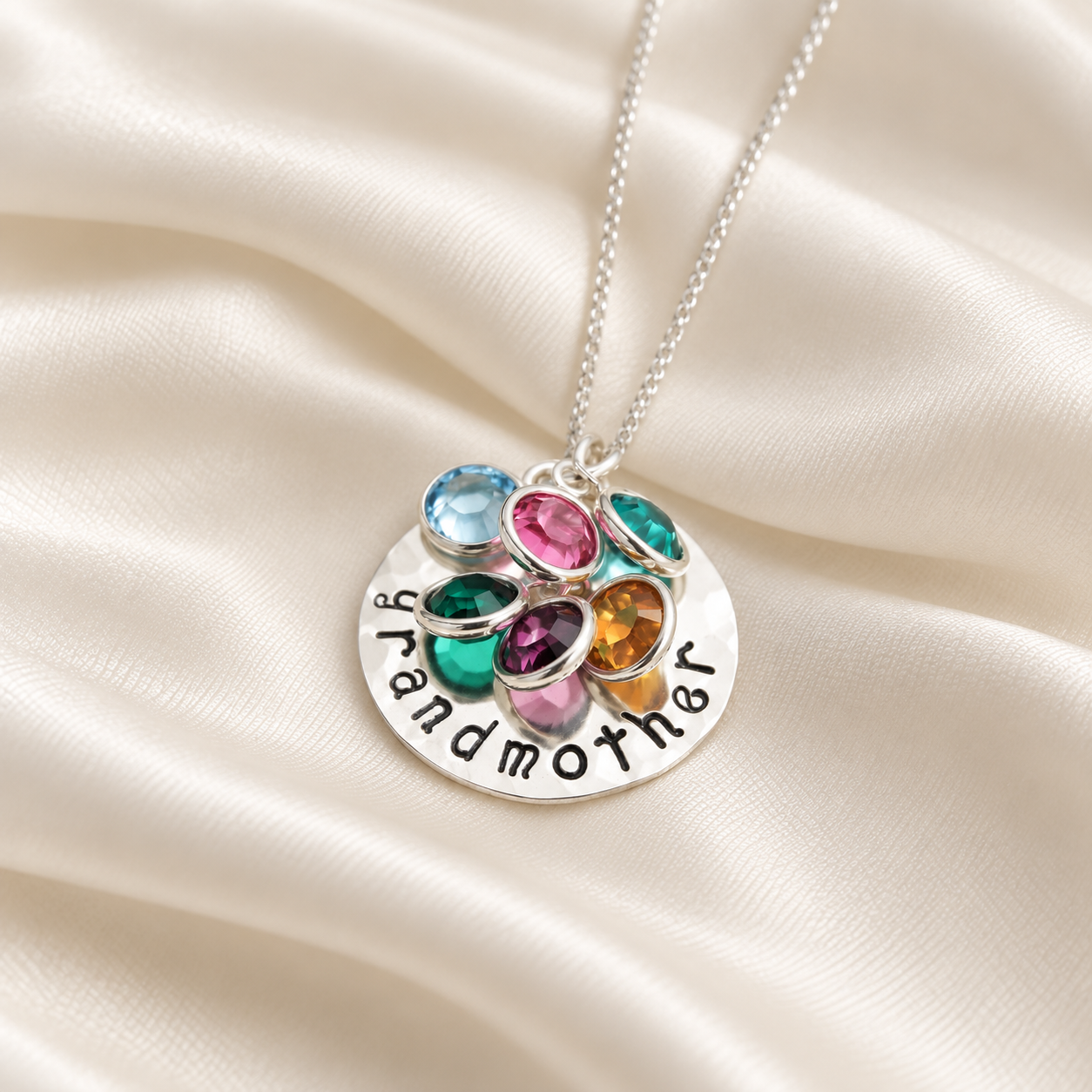 Grandmother Birthstone Necklace