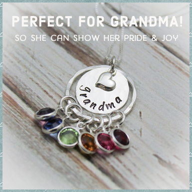 grandma birthstone necklaces