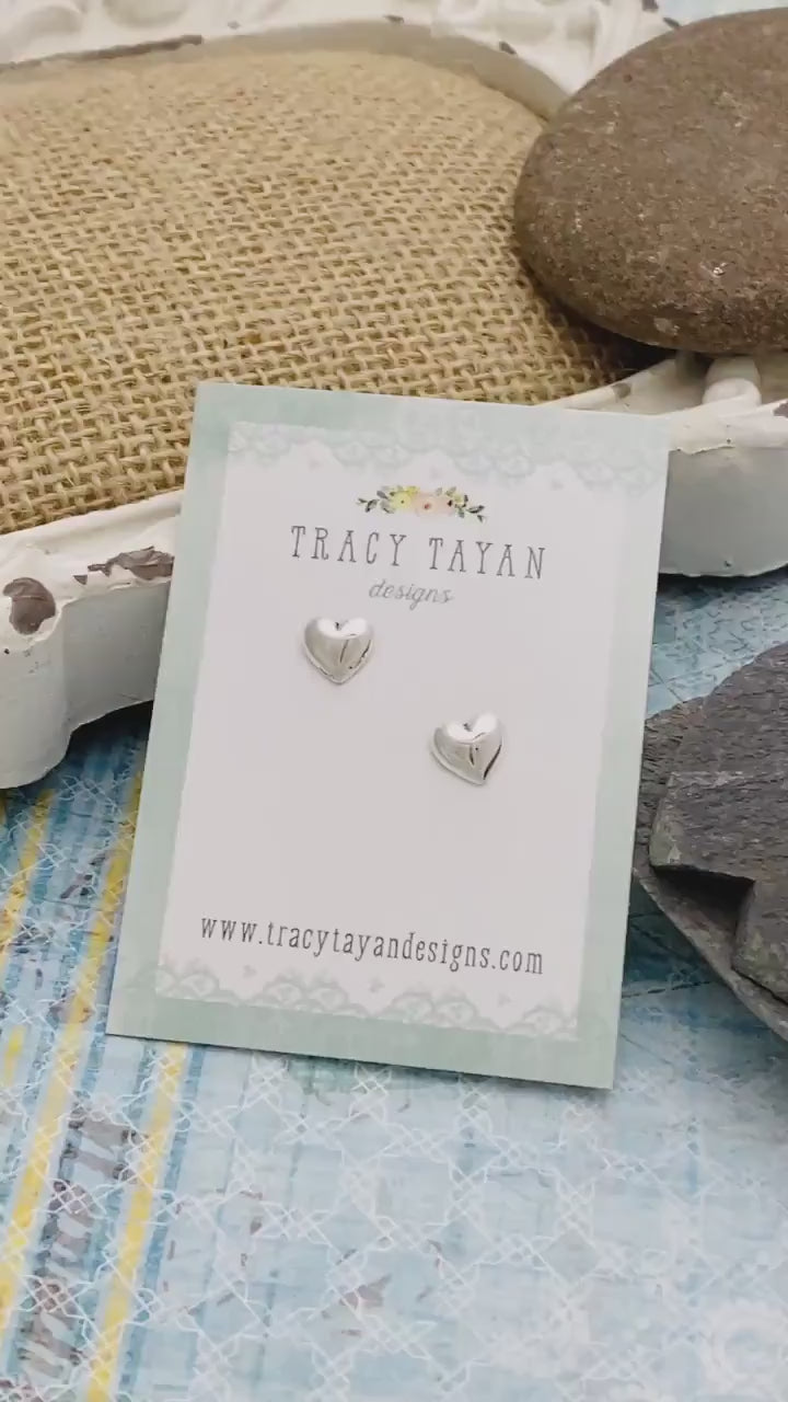 Cute Studs in Sterling Silver Hearts, Horse Shoes, Peace, Music Notes, Cross and Arrows, Minimalist Silver Stud Earrings, Cute Gift for Her