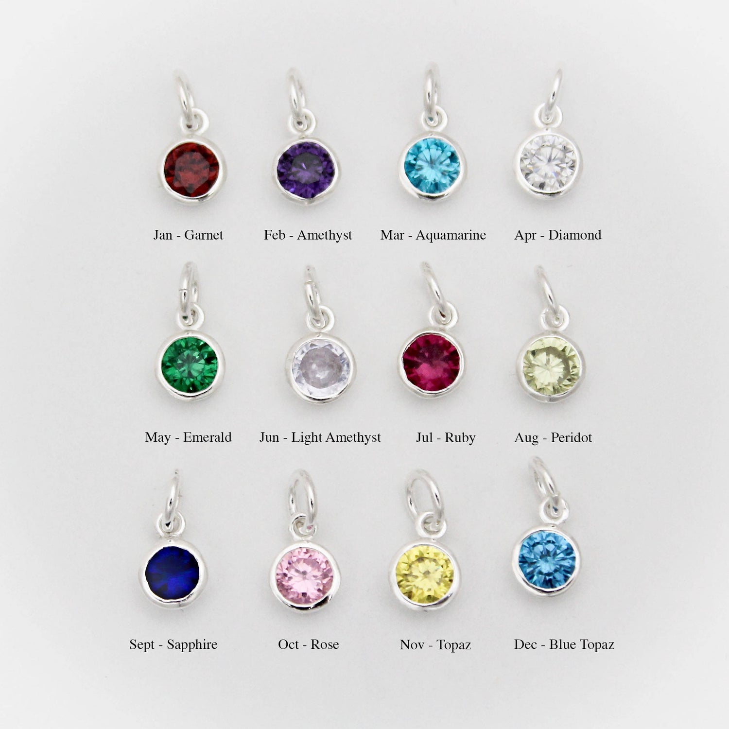 Cupped Silver Birthstone Earrings – Tracy Tayan Design