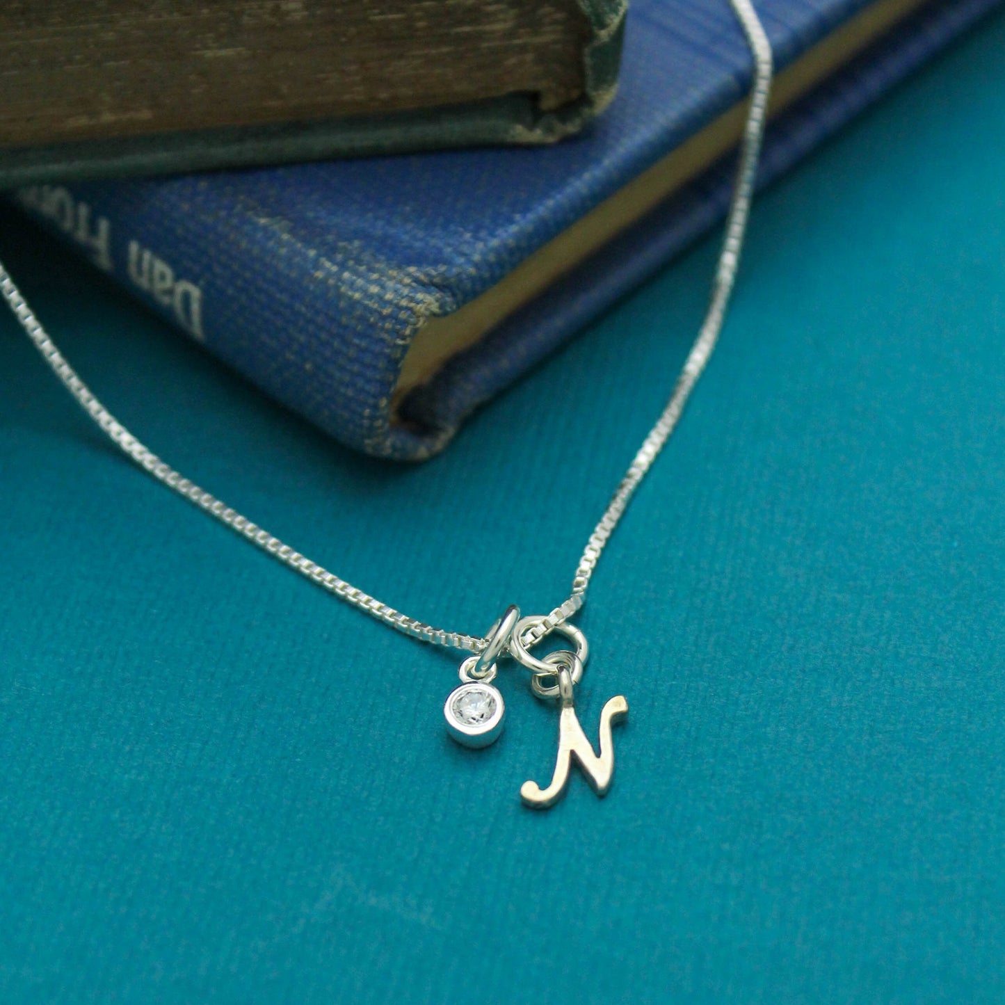 April Birthstone Necklace, Clear Quartz Jewelry, April Birthday Gift, April Birthstone Jewelry, April Quartz Necklace, Sterling Silver