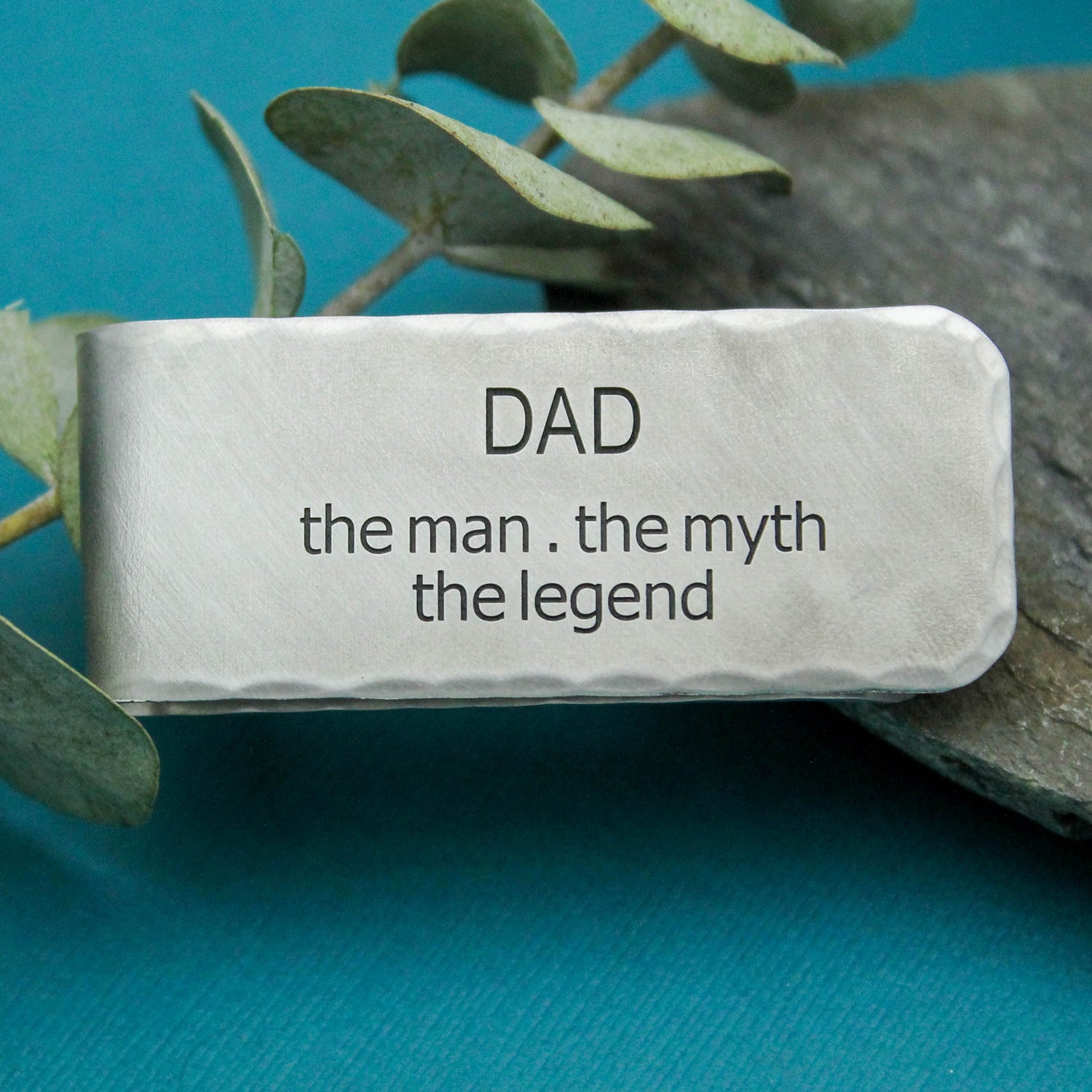 Daddy or Grandfather Money Clip Aluminum Engraved Personalized Gift Father's Day