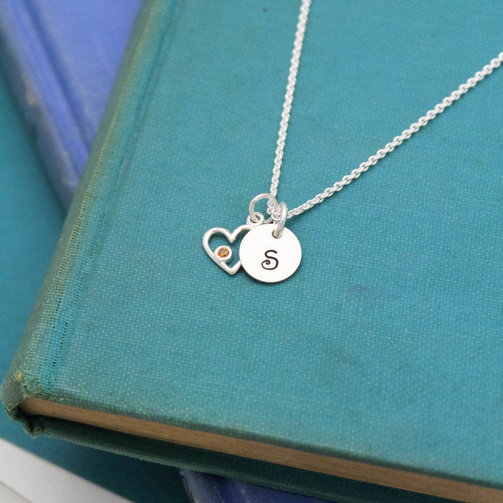 November Birthstone Necklace, November Yellow Topaz Jewelry, November Birthday Gift, November Birthstone Jewelry, Sterling Silver Necklace