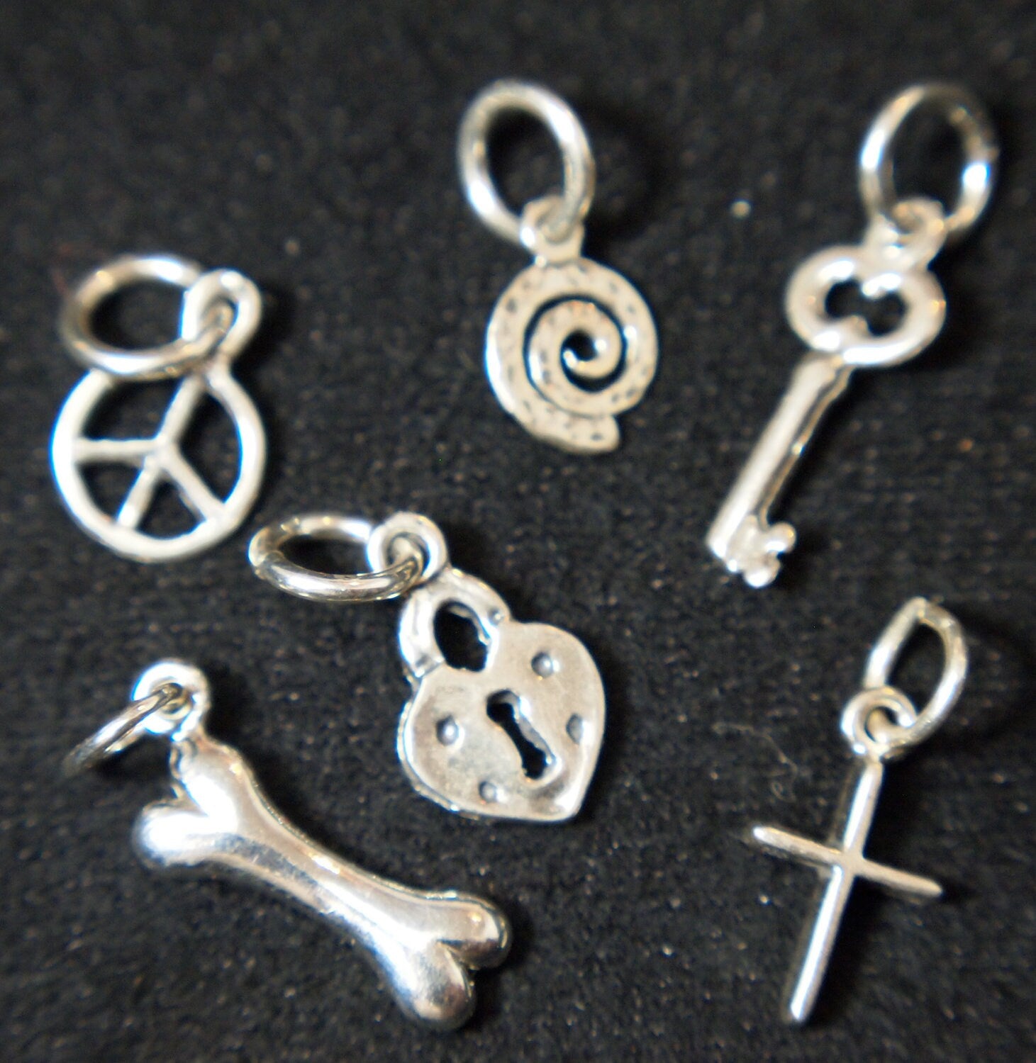 ONE Sterling Silver Charm - Sea Horse, Starfish, Sand Dollar, Fish or Turtle - Your Choice - Add on to an existing Necklace or Bracelet