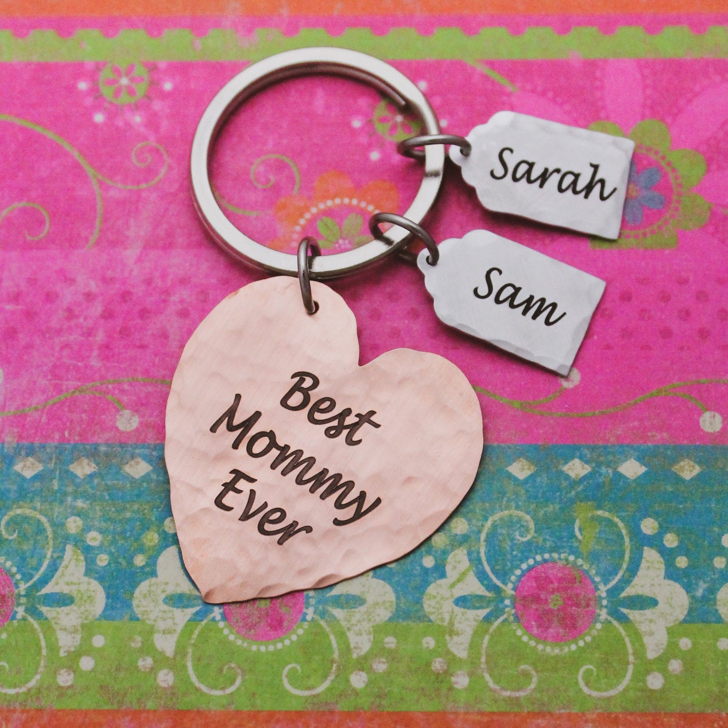 Best Mommy Ever Keychain, Custom Key Chain, Mommy Keychain, Gift for Her, Mother's Day Gift, Personalized Gift, Keychain Purse Charm for Mom