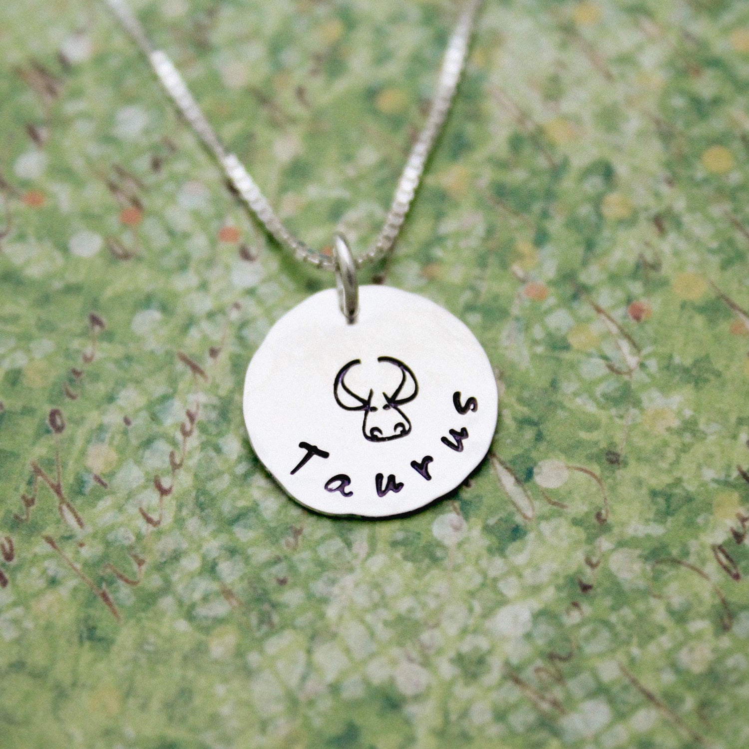Taurus Zodiac Necklace 16