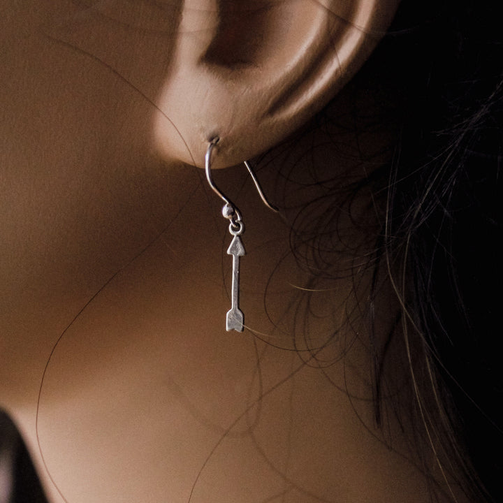 Cute Arrow Earrings, Sterling Silver Arrow Adventure Jewelry, Arrow Jewelry, Sterling Silver Arrows Travel Jewelry Gift, Gifts for Her, Grad