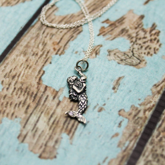 Mermaid of the Sea Necklace in Sterling Silver